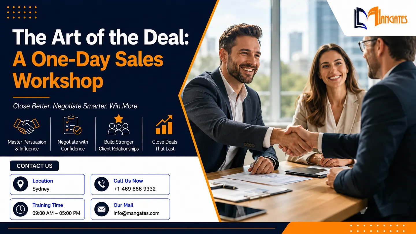 The Art of the Deal: A One-Day Sales Workshop in Sydney