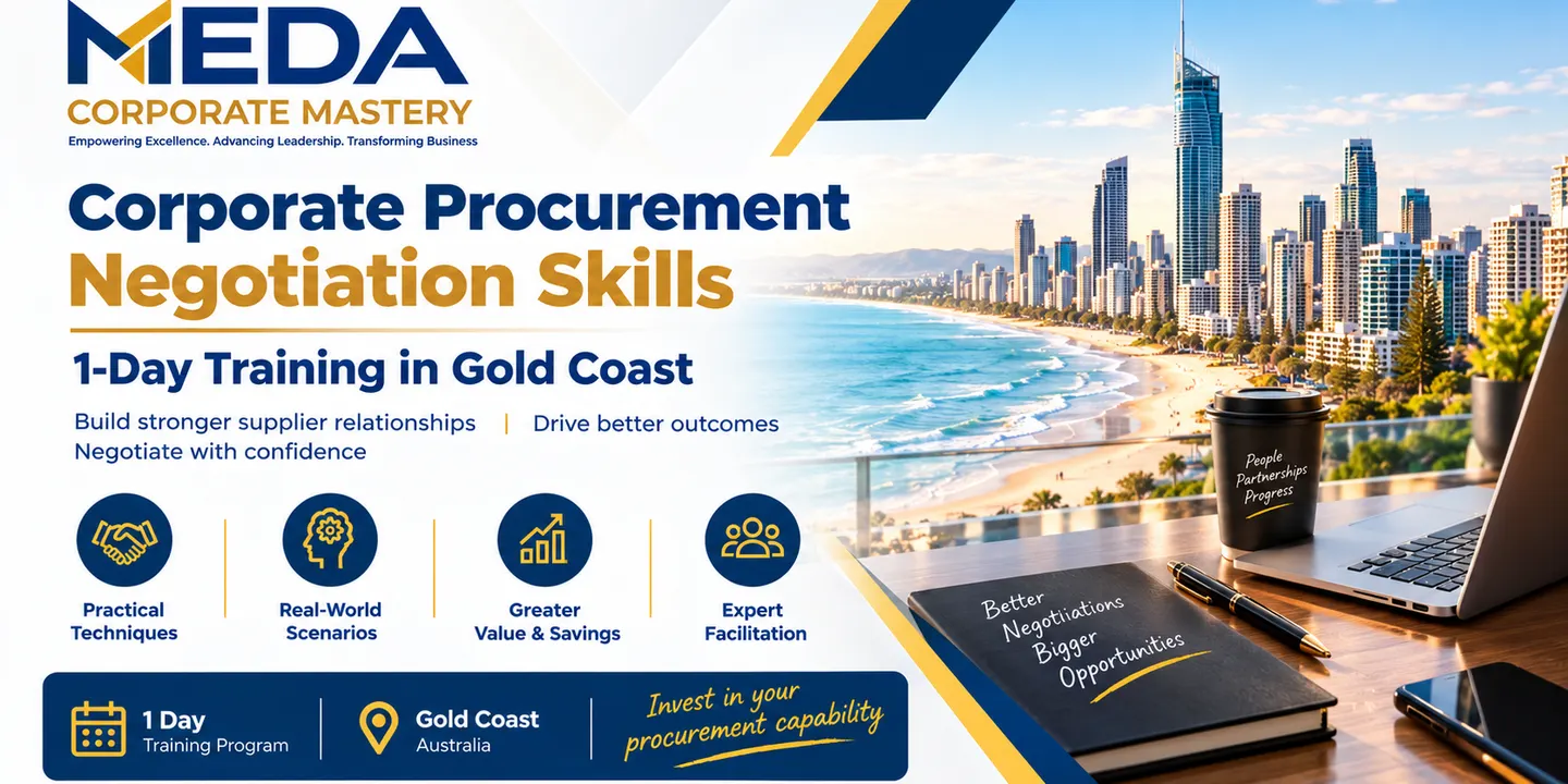Corporate Procurement Negotiation Skills – 1-Day Training in Gold Coast