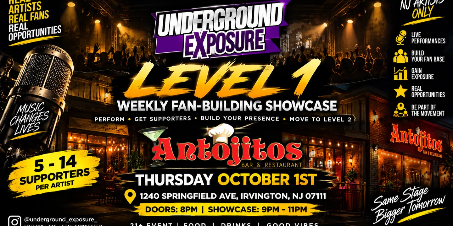 Underground Exposure Level 1 Weekly Fan-Building Showcase — Orange, NJ