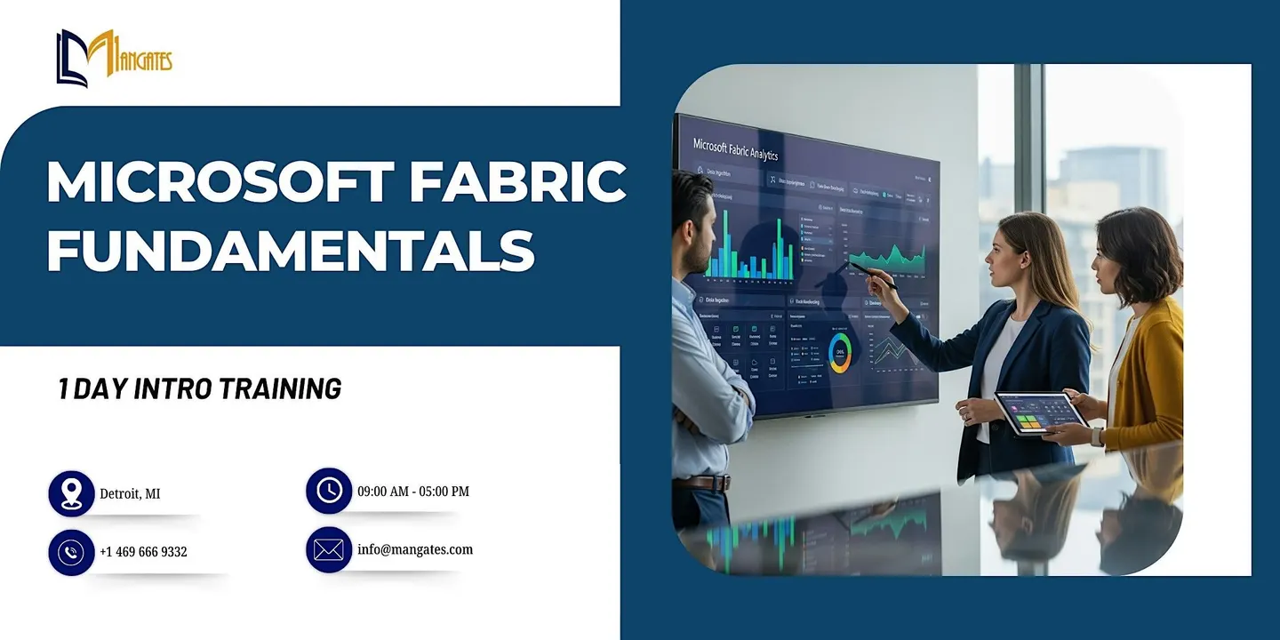 Microsoft Fabric Fundamentals: 1 Day Intro Training in Detroit, MI