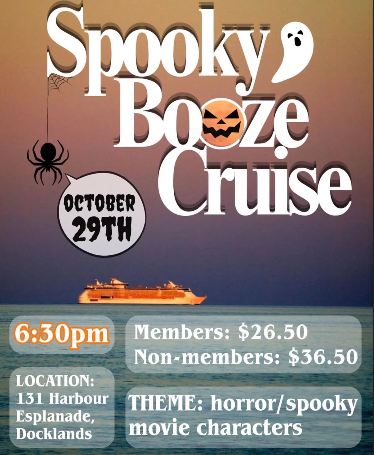 MUSKI Halloween Booze Cruise 2026