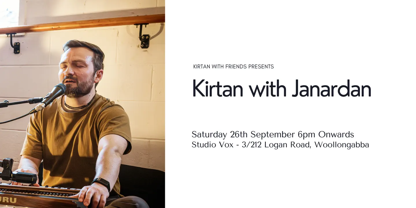 Kirtan with Janardan + Vegan Dinner!