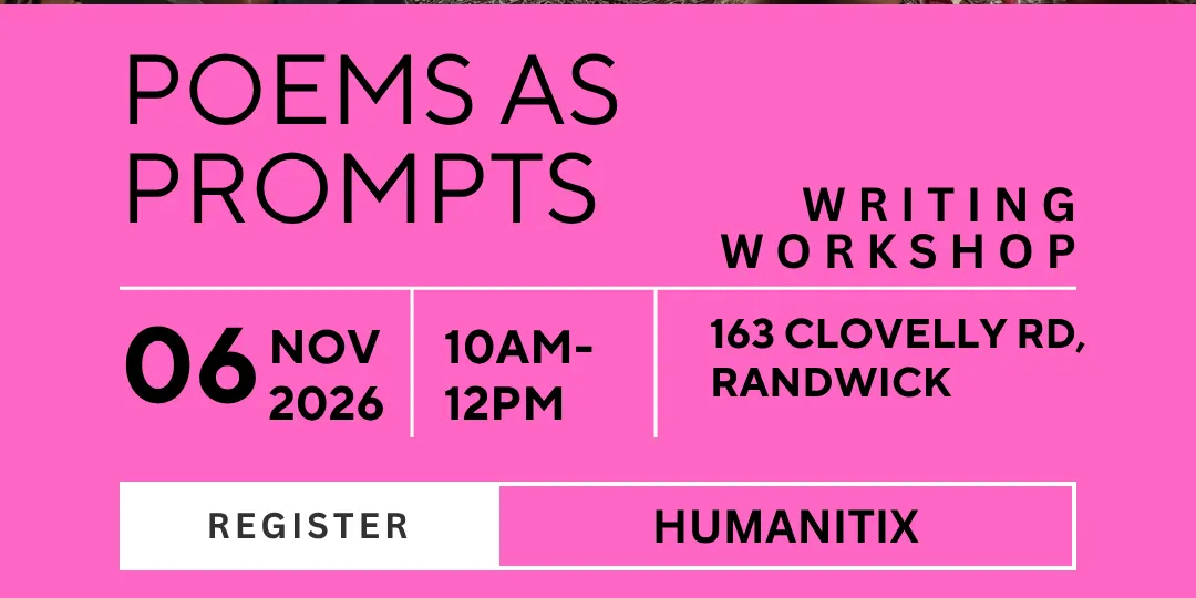 Poems as Prompts writing workshop #19