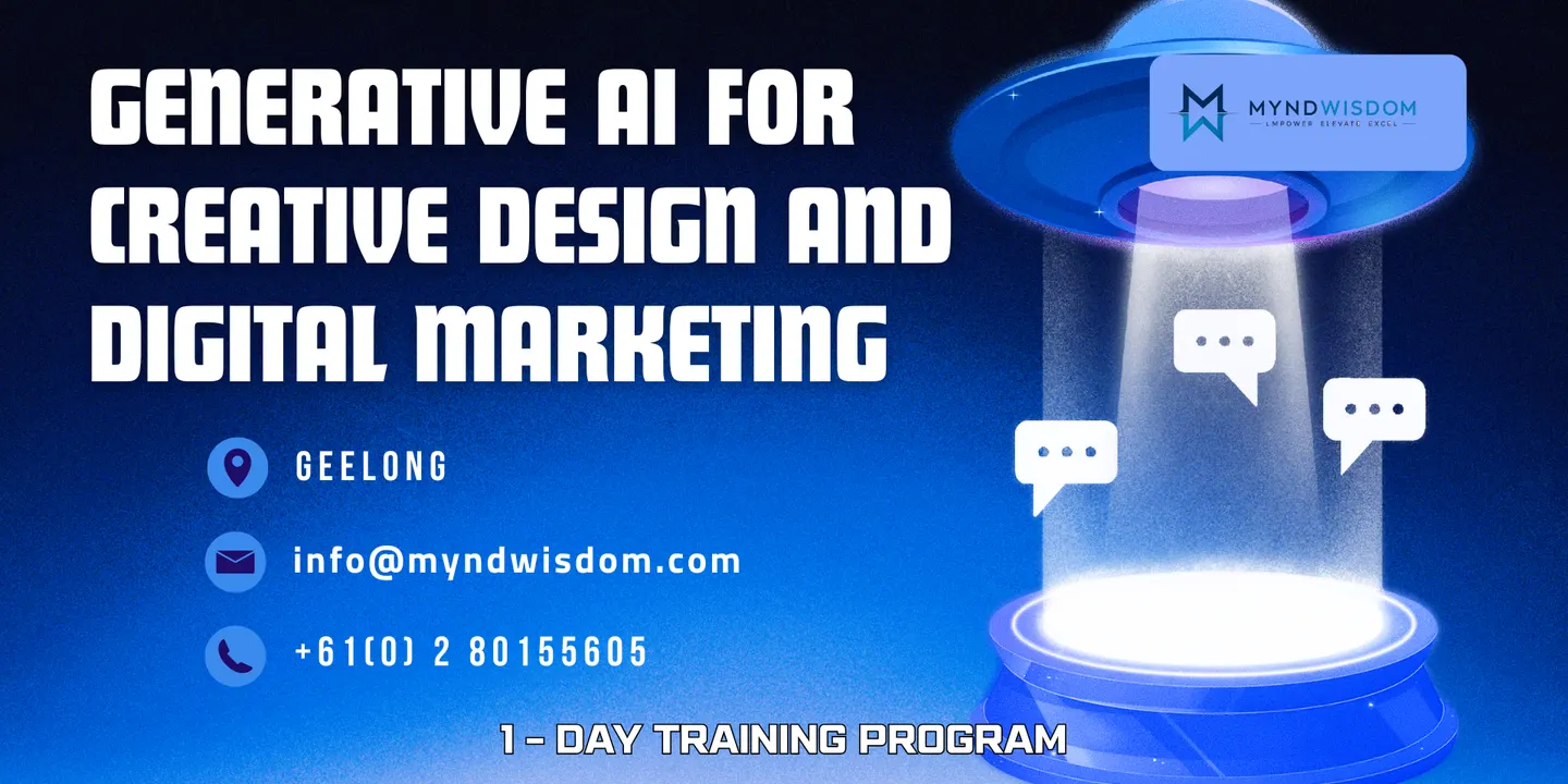 Generative AI for Creative Design and Digital Marketing: 1 Day Session | Geelong