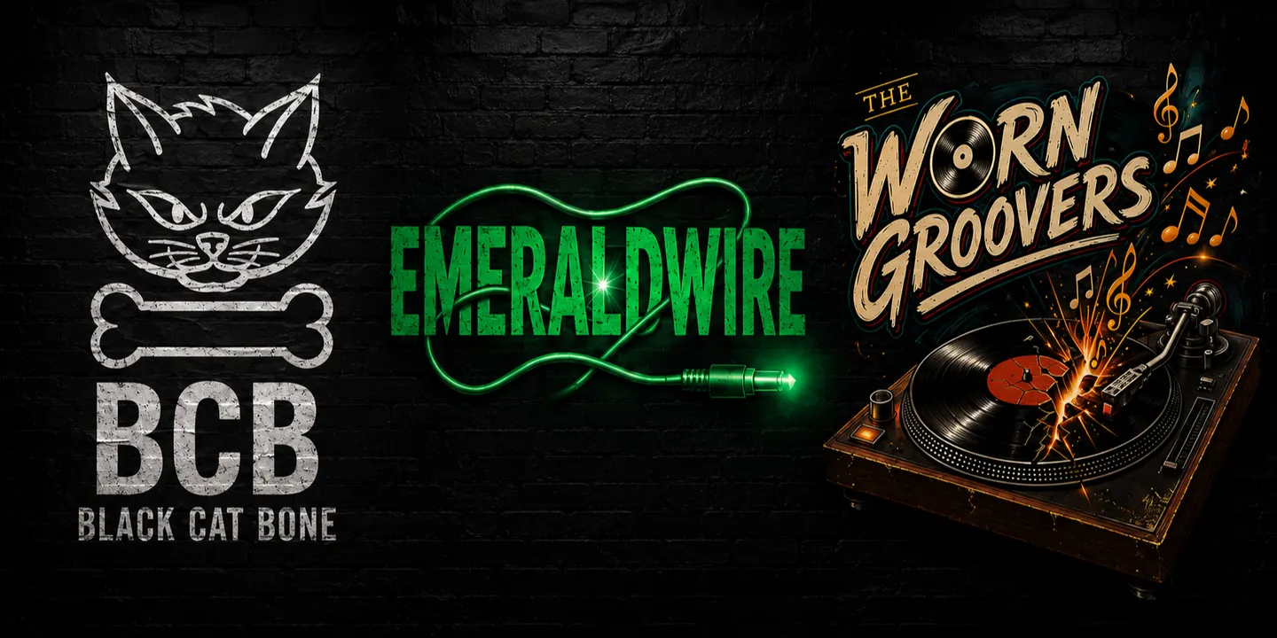 *FREE ENTRY* Black Cat Bone, EmeraldWire, The Worn Groovers @ Dissent