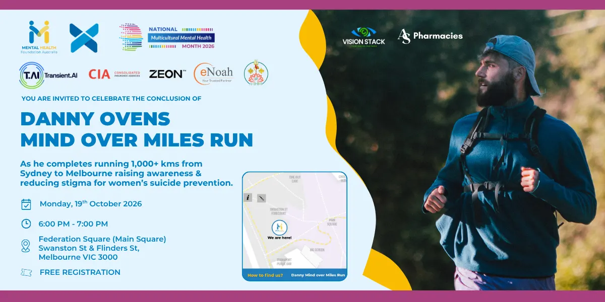 Danny Ovens Mind Over Miles Run - Closing Event at Fed Square