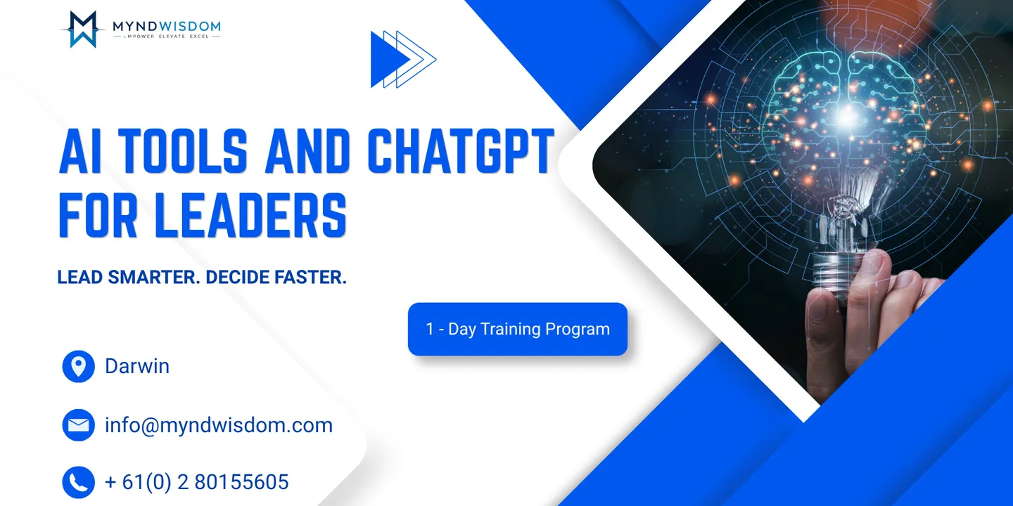 AI Tools & ChatGPT for Leaders: 1 Day Program in Darwin
