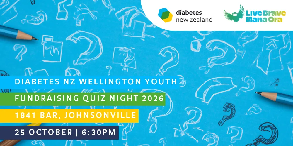 Diabetes NZ Wellington Youth: Annual Quiz Night 2026!