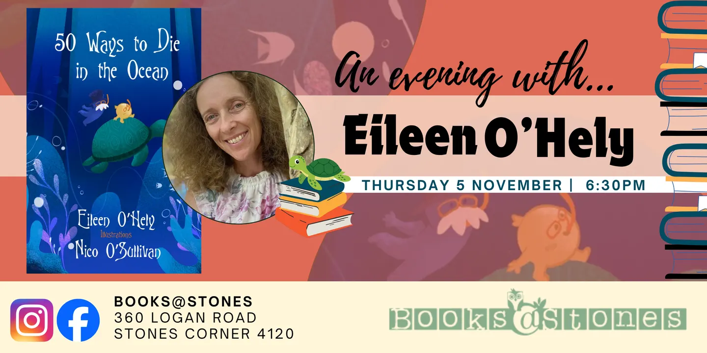 Books@Stones event: 50 Ways to Die in the Ocean by Eileen O'Hely with illustrations by Nico O'Sullivan