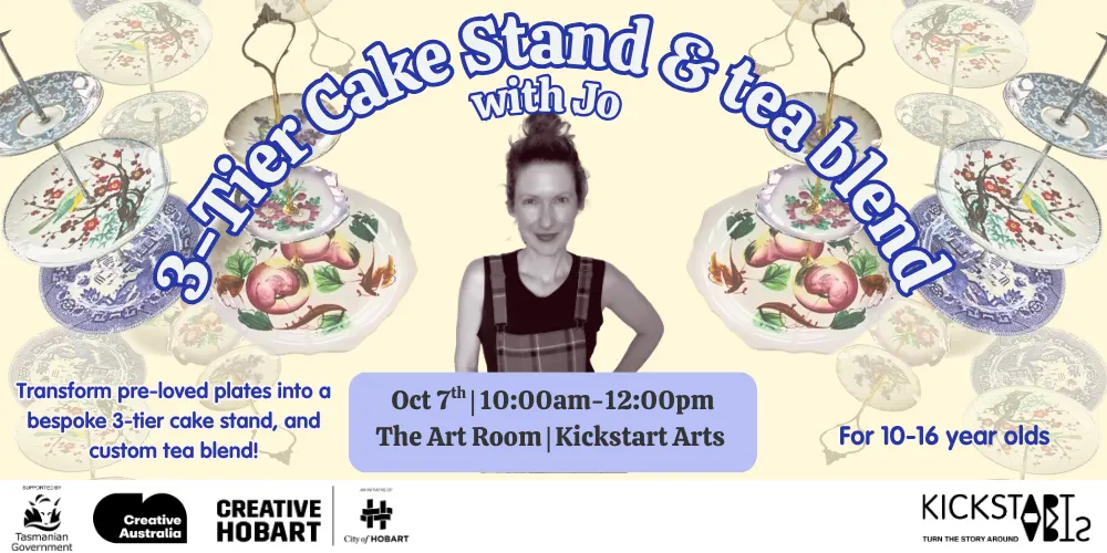 3-Tier Cake Stand & Custom Tea Blend Workshop with Jo - ages 10-16 years