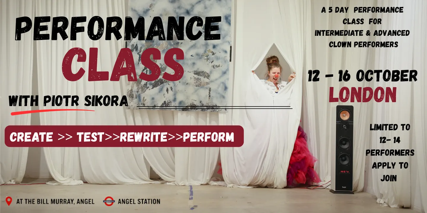 Performance Class with Piotr | Create Your Own Clown Material- Application