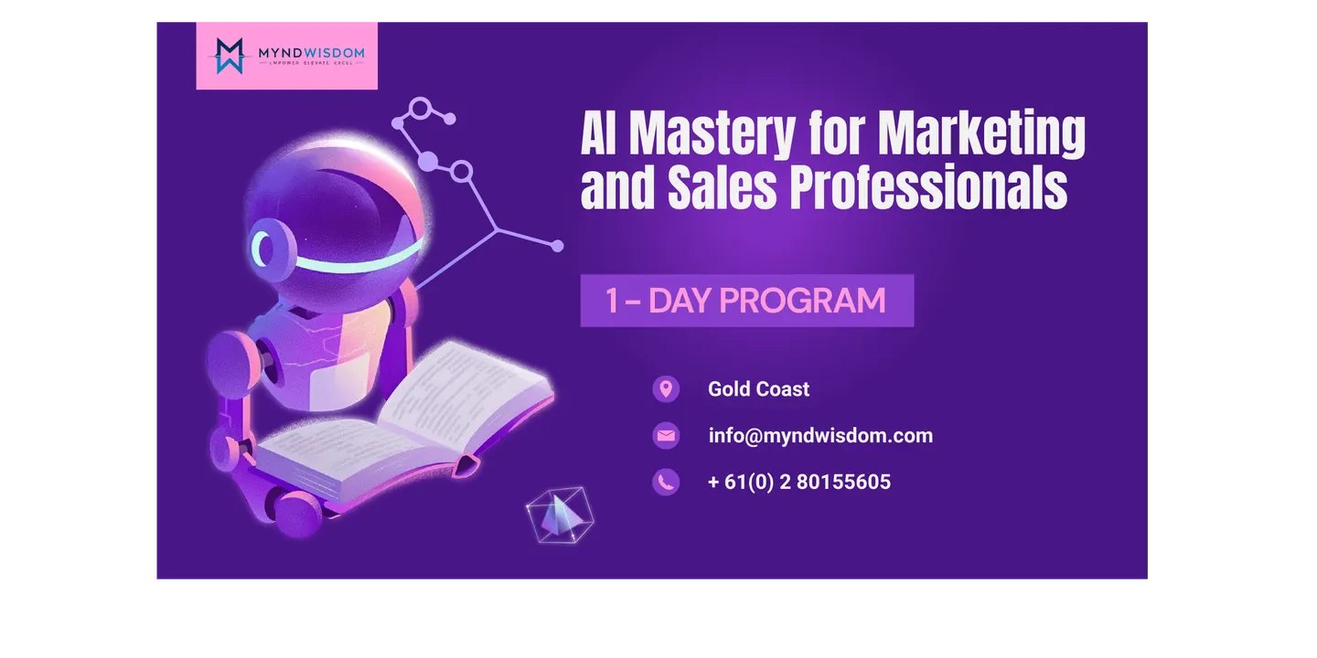 AI Mastery for Marketing and Sales Professionals | 1 Day Program in Gold Coast