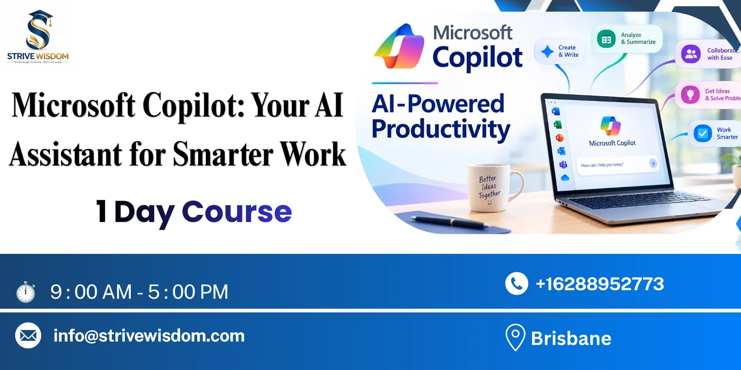 Microsoft Copilot: Your AI Assistant for Smarter Work in 1 Day | Brisbane