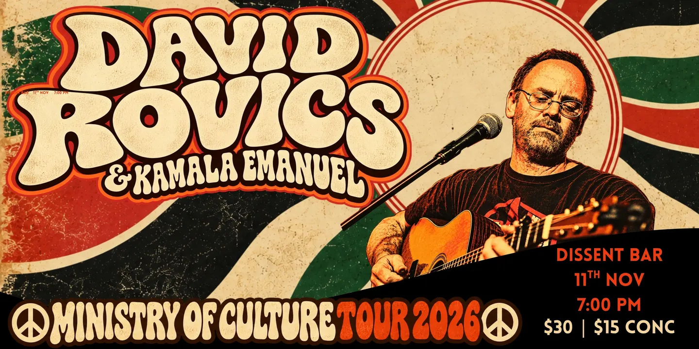 David Rovics - Ministry of Culture Tour
