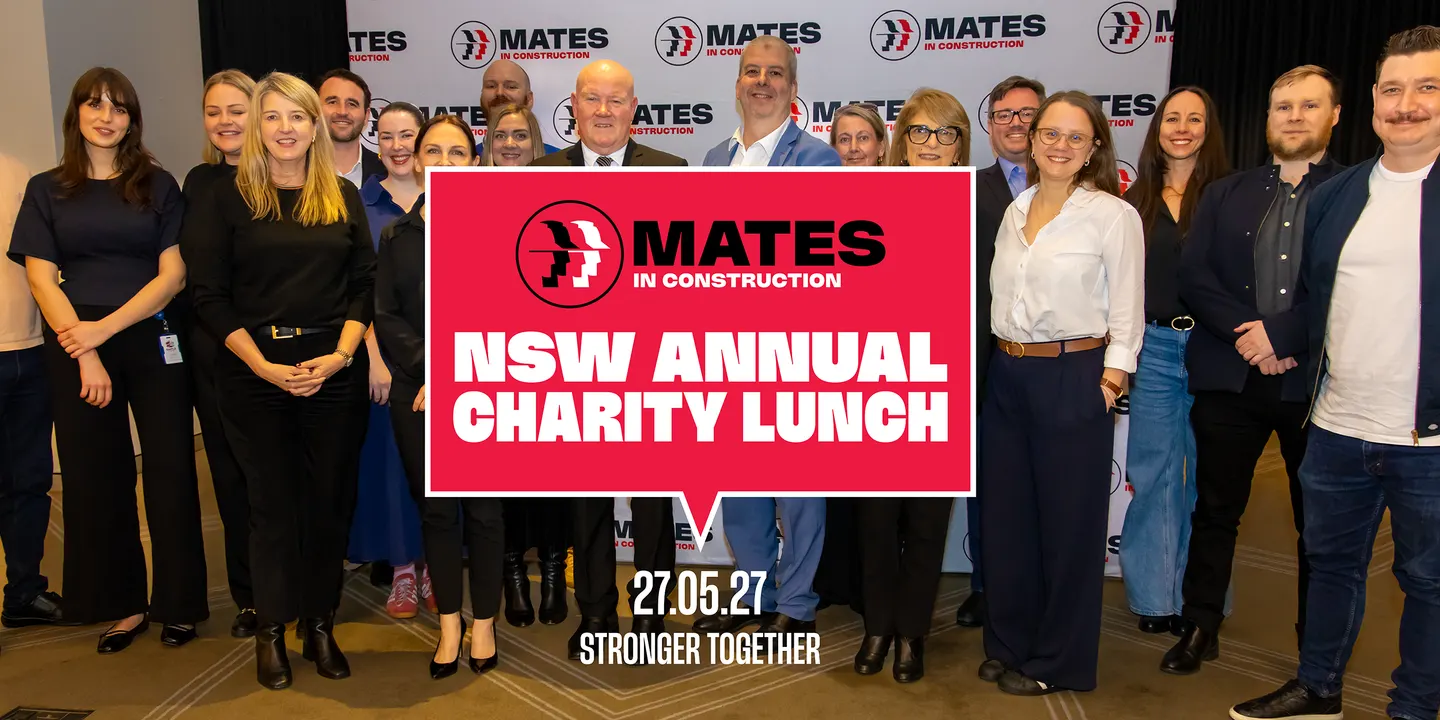 2027 MATES Stronger Together NSW Annual Charity Lunch