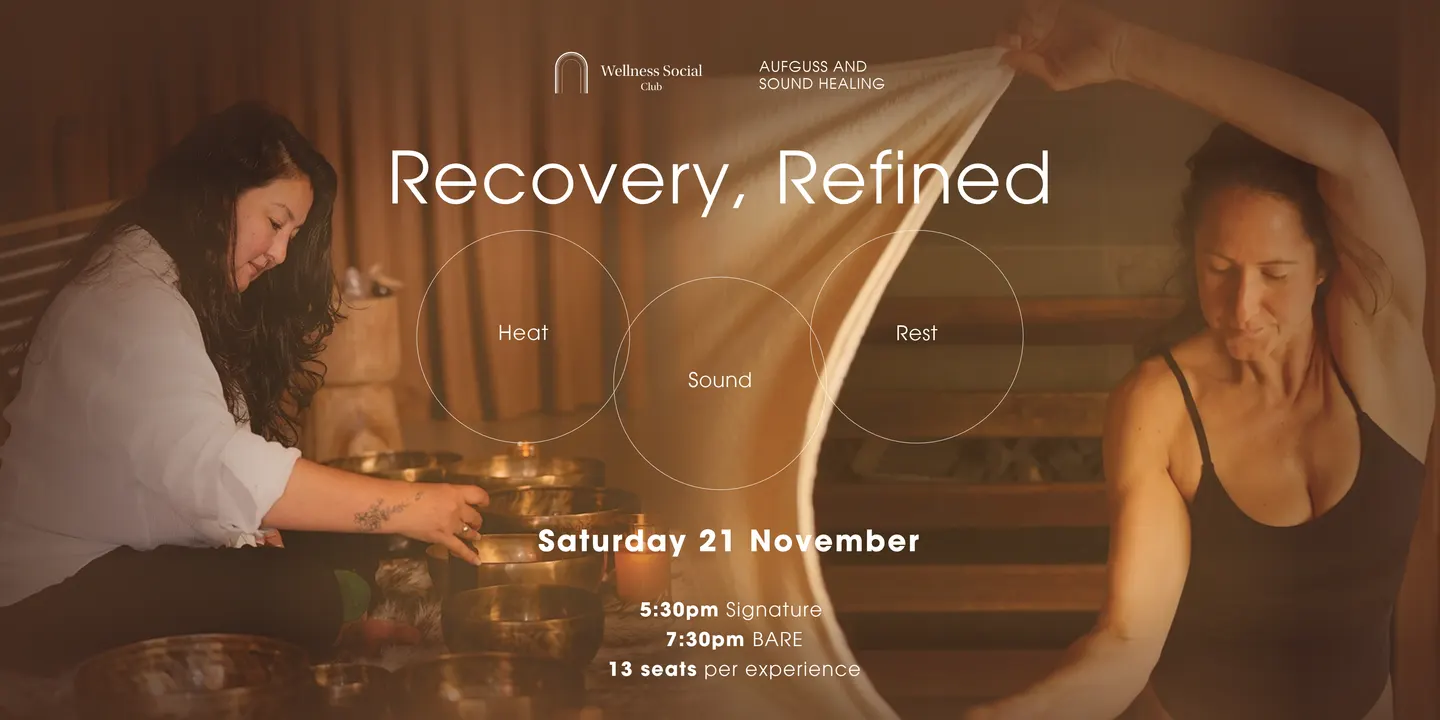Recovery, Refined | Heat. Sound. Rest.