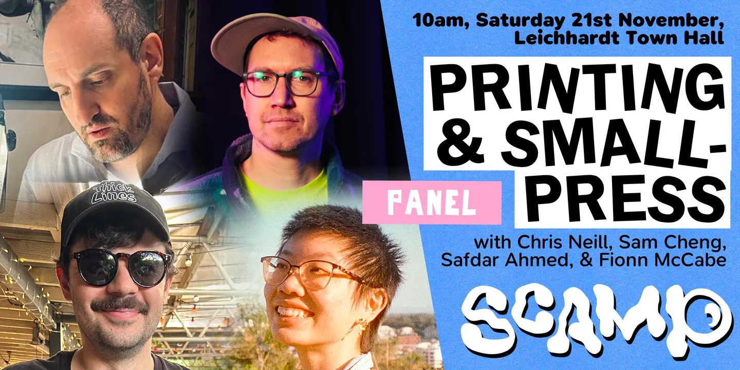 SCAMP Comics Festival 2026: Printing and Small Press Panel