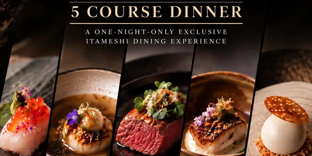 Ten Minas 4th Anniversary: One Night 5 Course Japanese × Italian Itameshi Dinner