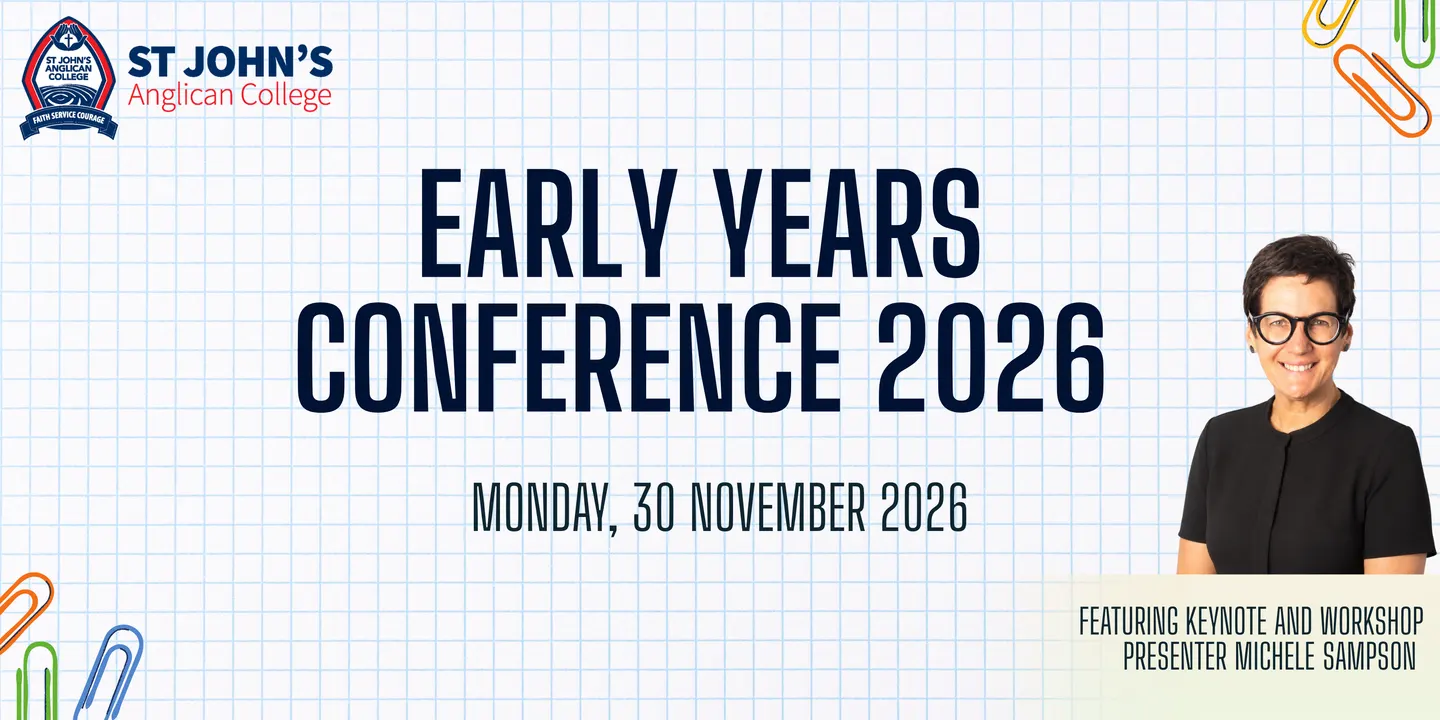 St John's Anglican College Early Years Conference 2026