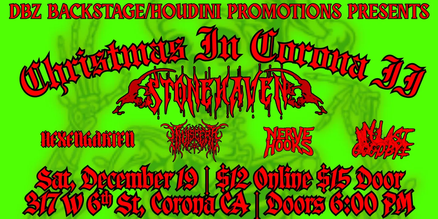 DBZ Backstage/Houdini Presents: Xmas In Corona II