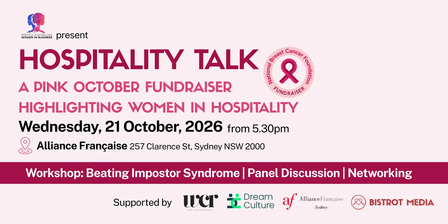 Hospitality talk | A Pink October Fundraiser Highlighting Women in Hospitality