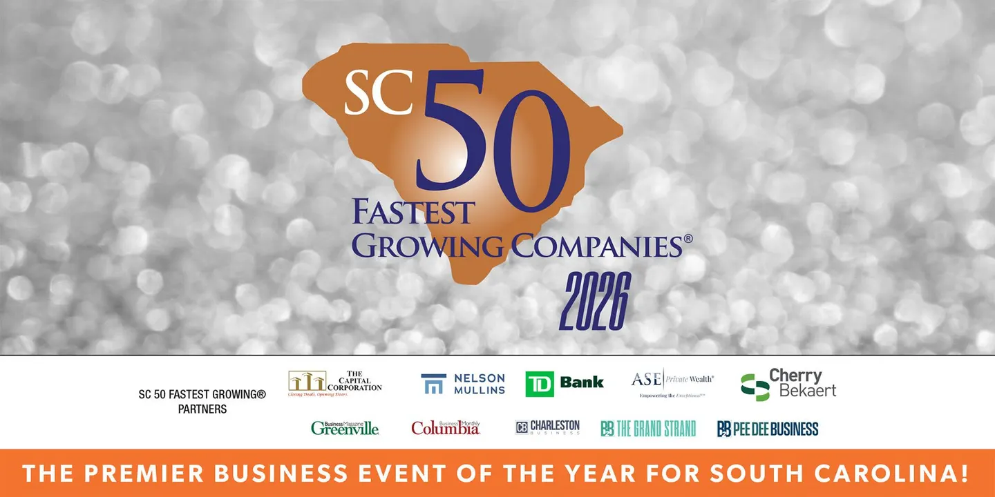 2026 SC 50 Fastest Growing Companies 25th Anniversary Awards