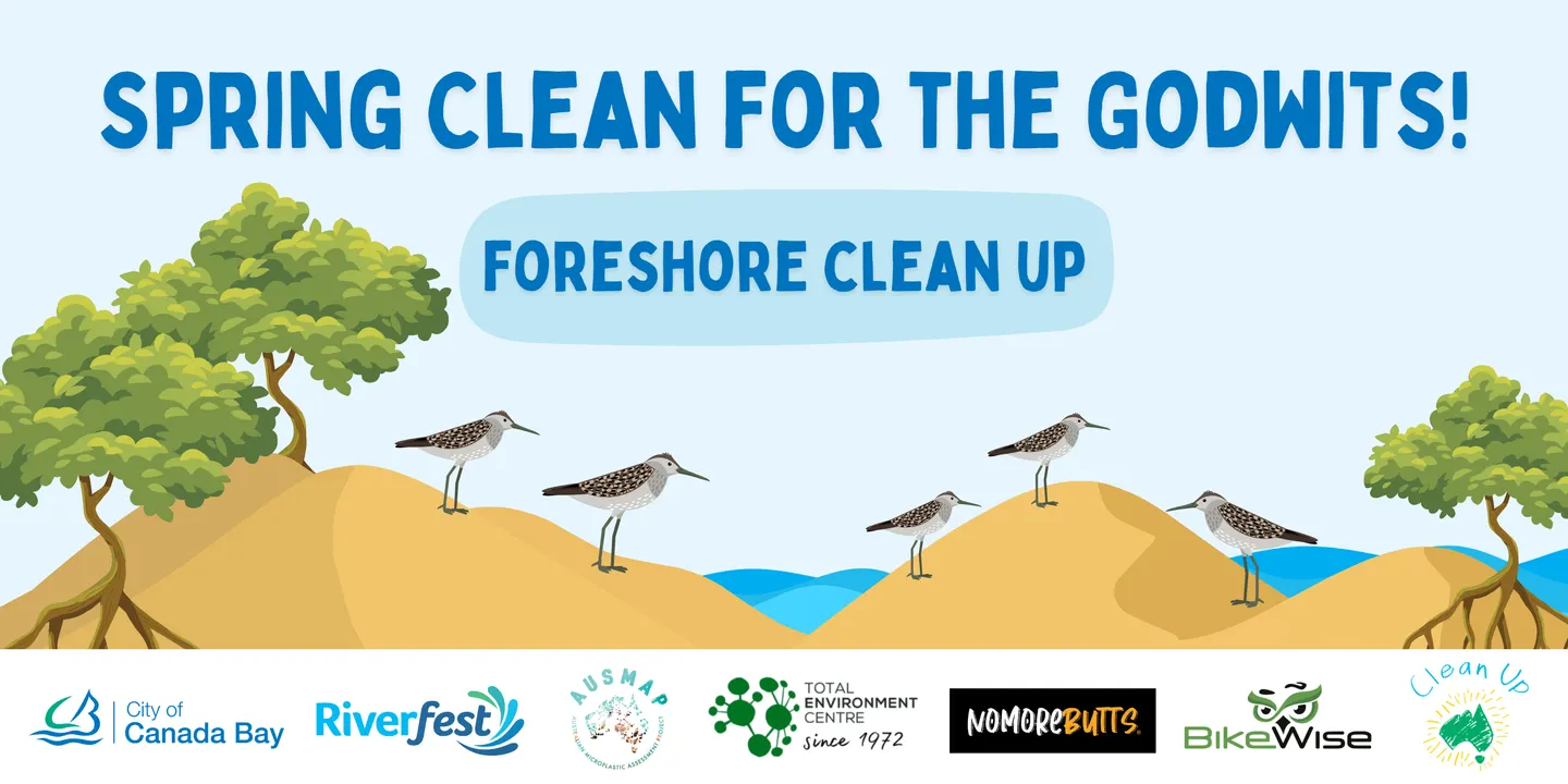 Spring Clean for the Godwits at Halliday Park