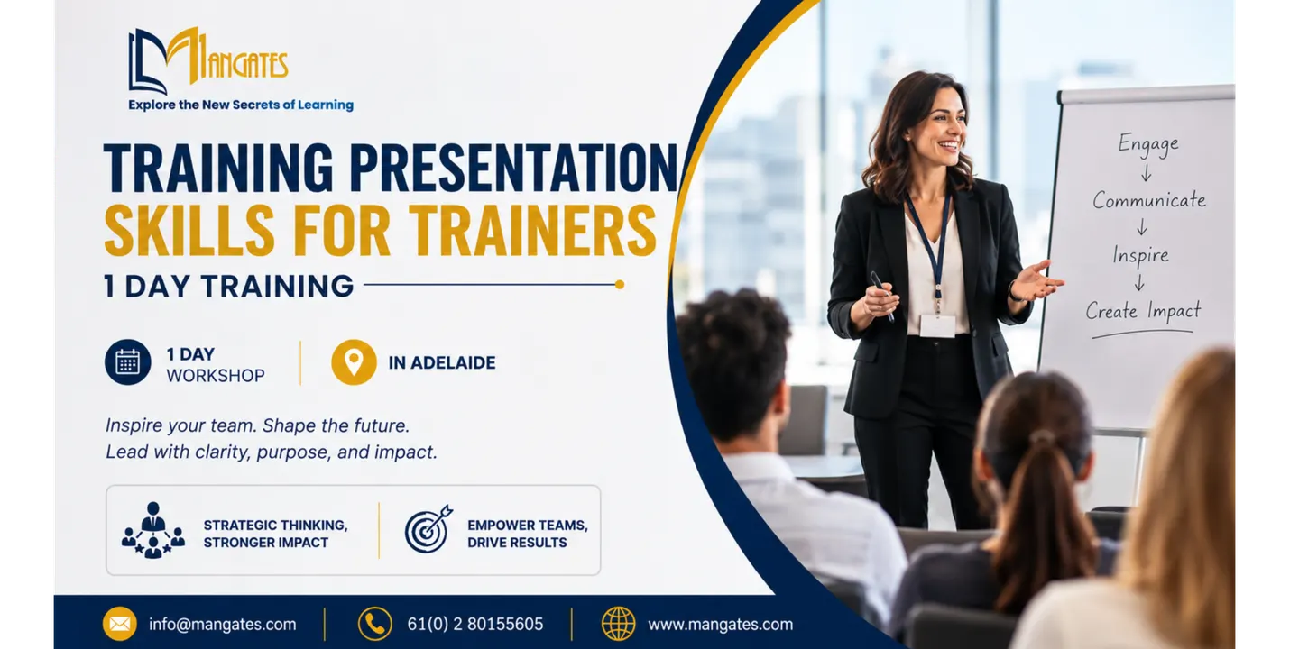 Training Presentation Skills for Trainers – 1 Day Training in Adelaide, SA