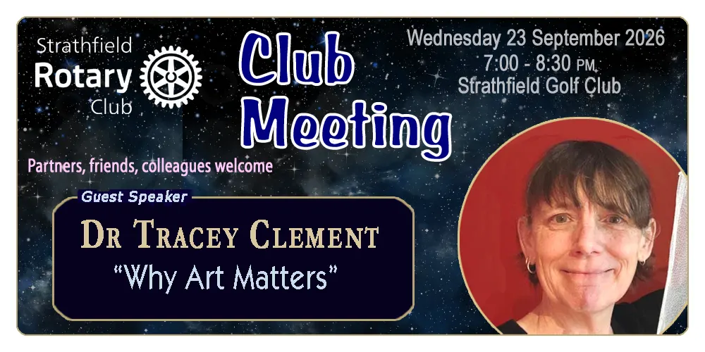 Rotary Club of Strathfield Club Meeting 23 September 2026