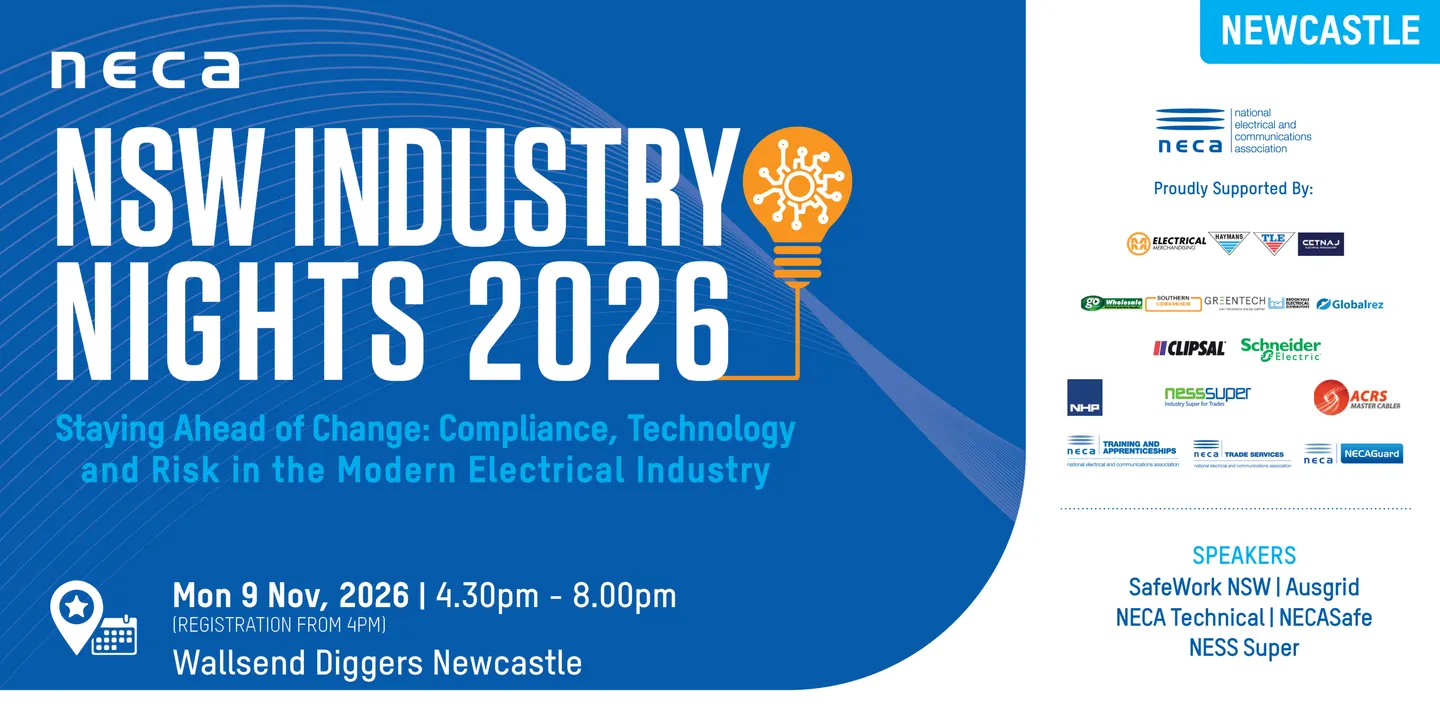 NECA NSW Industry Nights 2026 - Newcastle