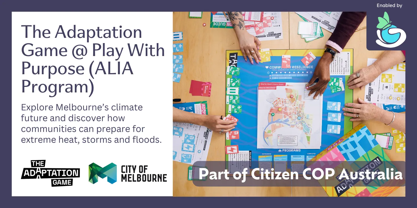 The Adaptation Game @ Play With Purpose (ALIA Program) Melbourne Morning Session - Citizen COP 2026