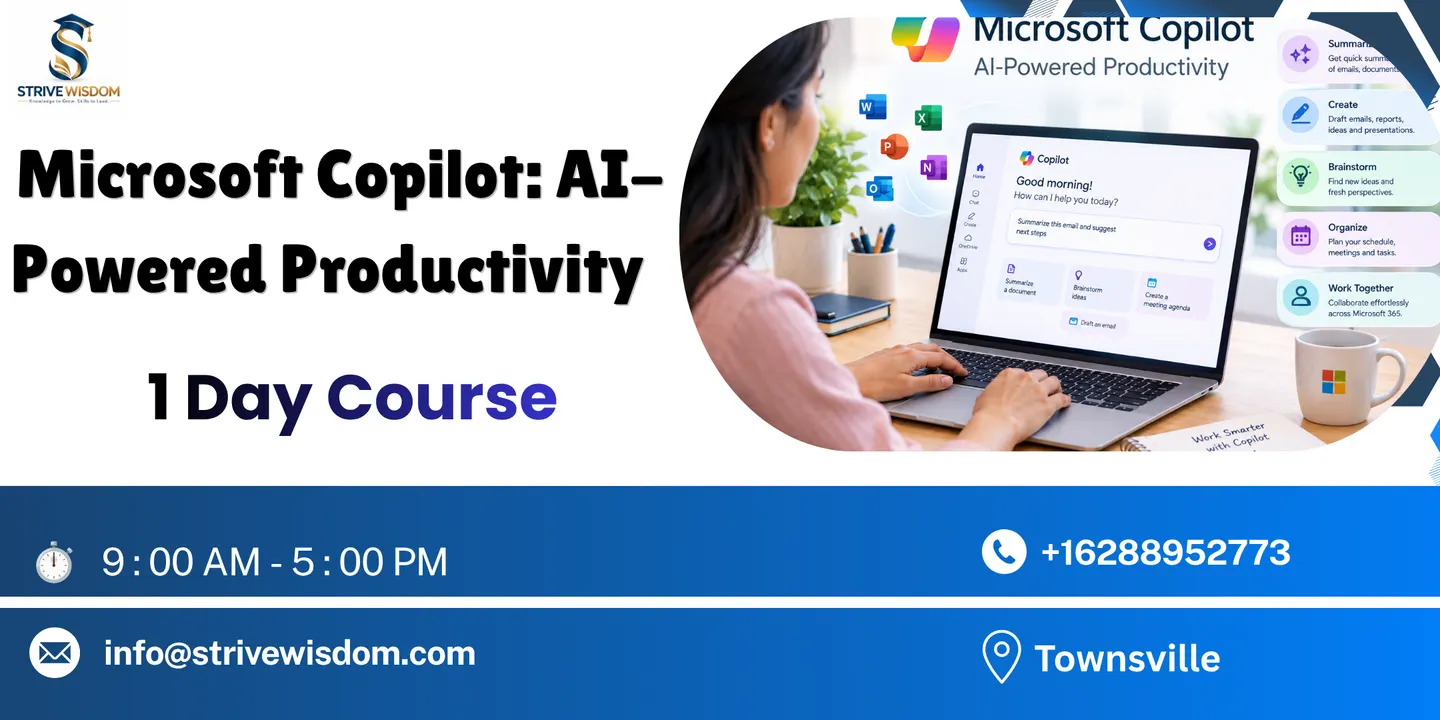 Microsoft Copilot: AI-Powered Productivity - 1 Day Training in Townsville