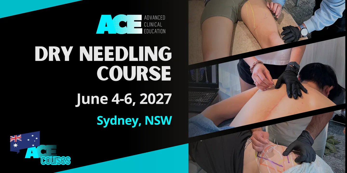 Dry Needling Course SYDNEY NSW (4-6 JUNE 2027)