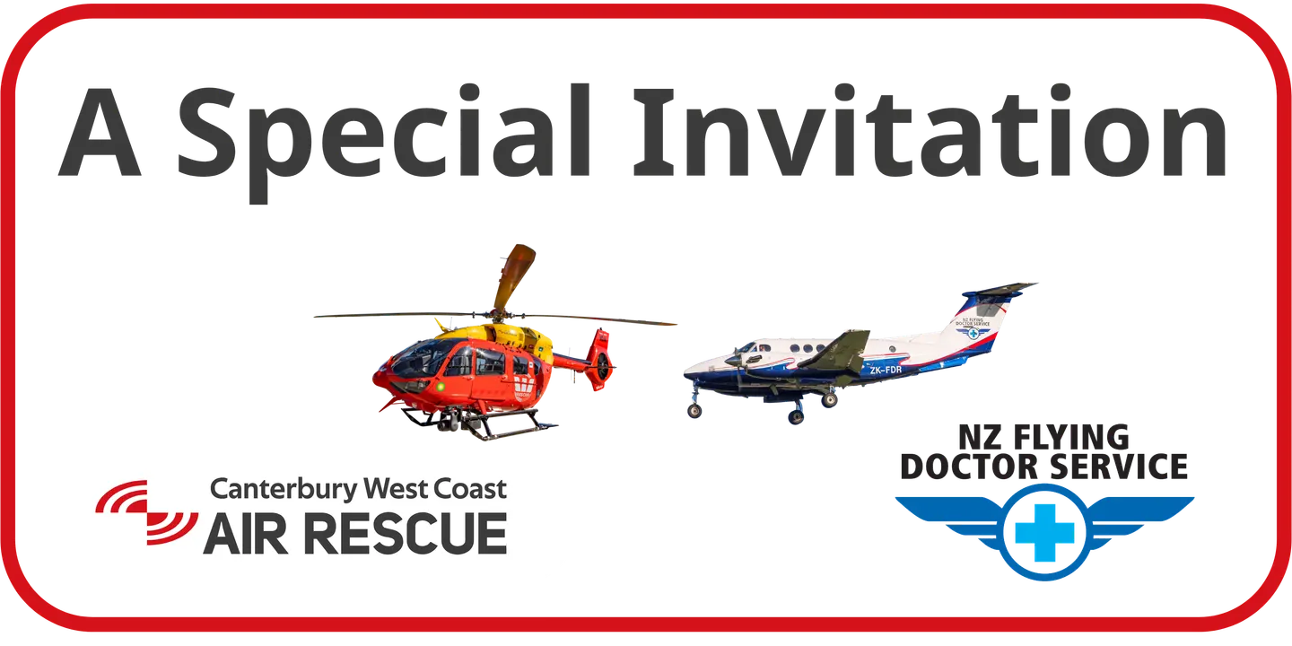 Community Base Tour by the Canterbury West Coast Air Rescue Trust and the New Zealand Flying Doctor Trust