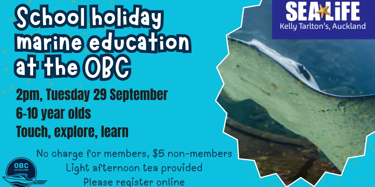 School holiday marine education