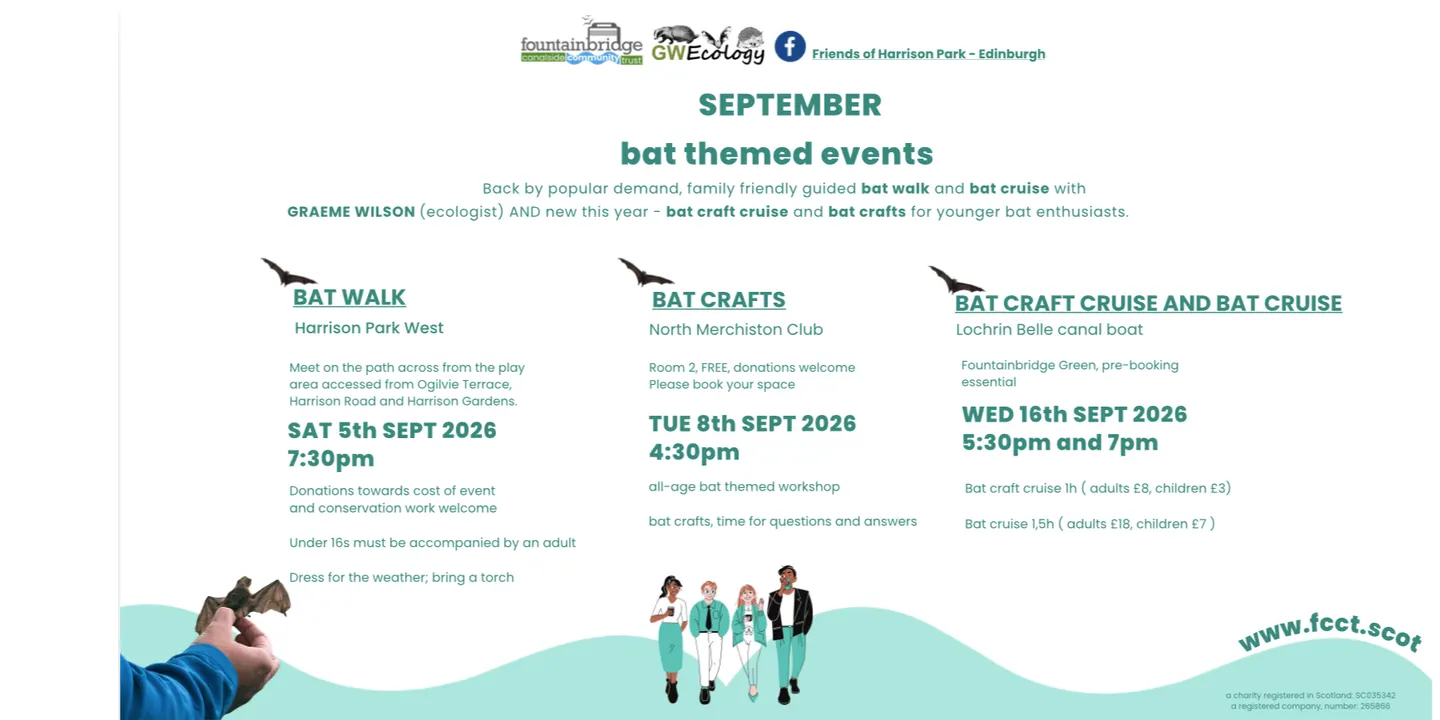 Bat walk in Harrison Park 2026