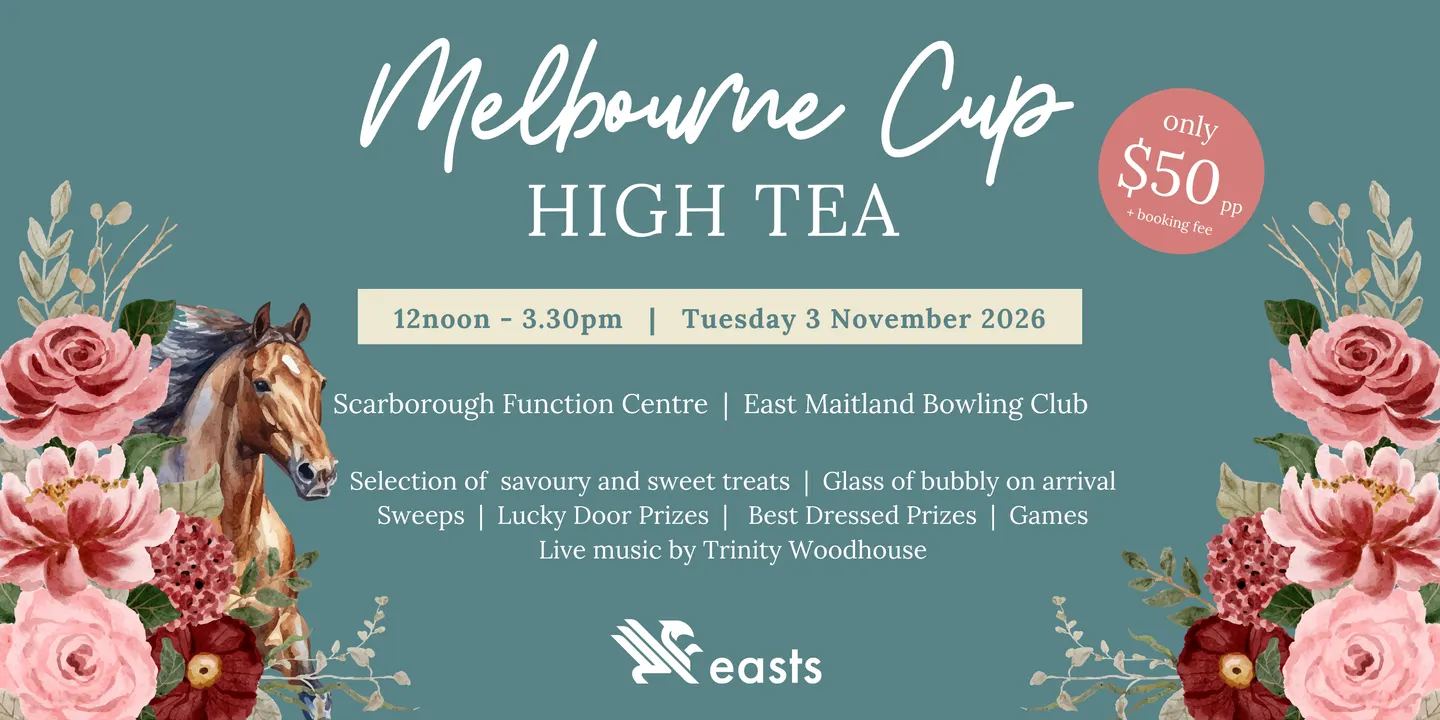 Easts 2026 Melbourne Cup High Tea
