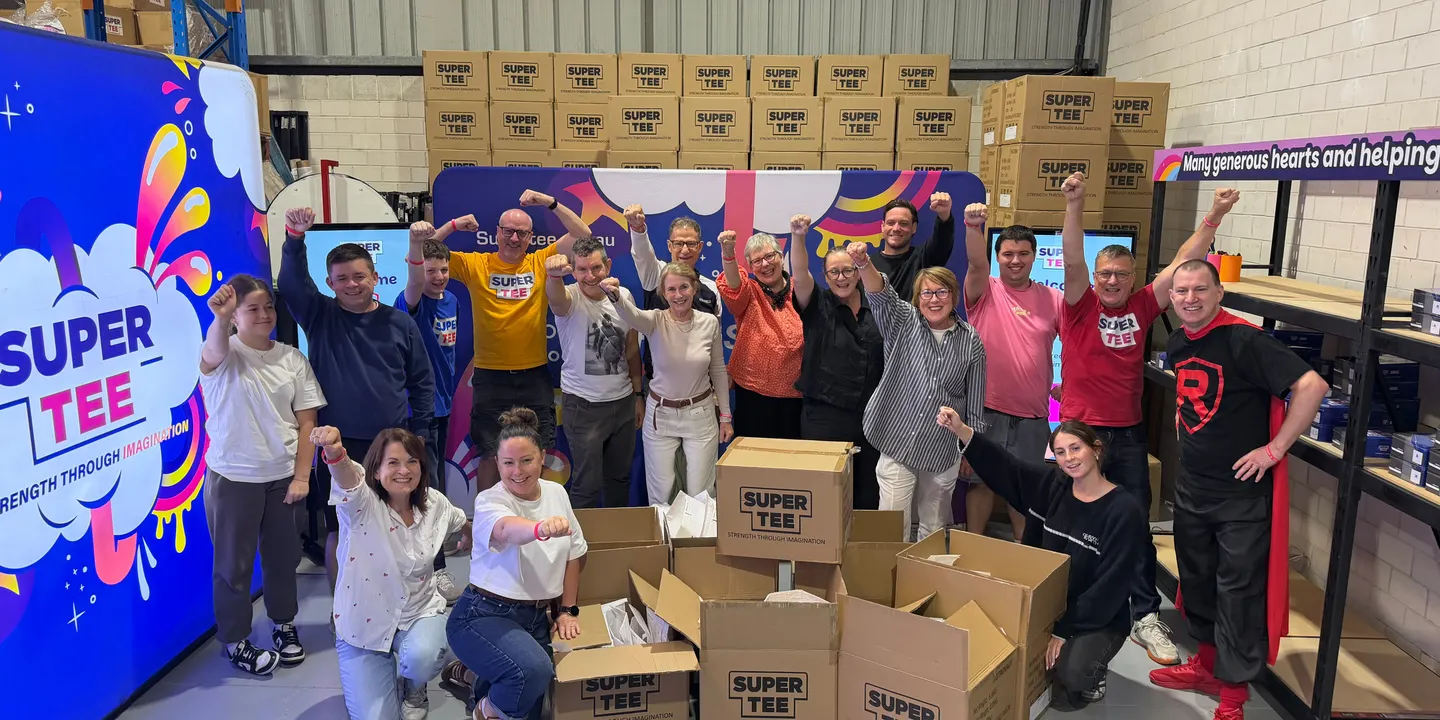 Supertee Warehouse Packing Event with Jason Ballo