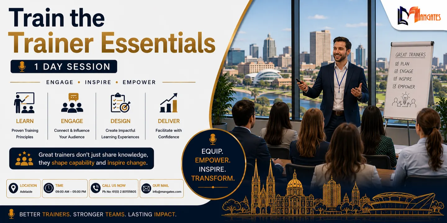 Train the Trainer Essentials: 1 Day Session in Adelaide