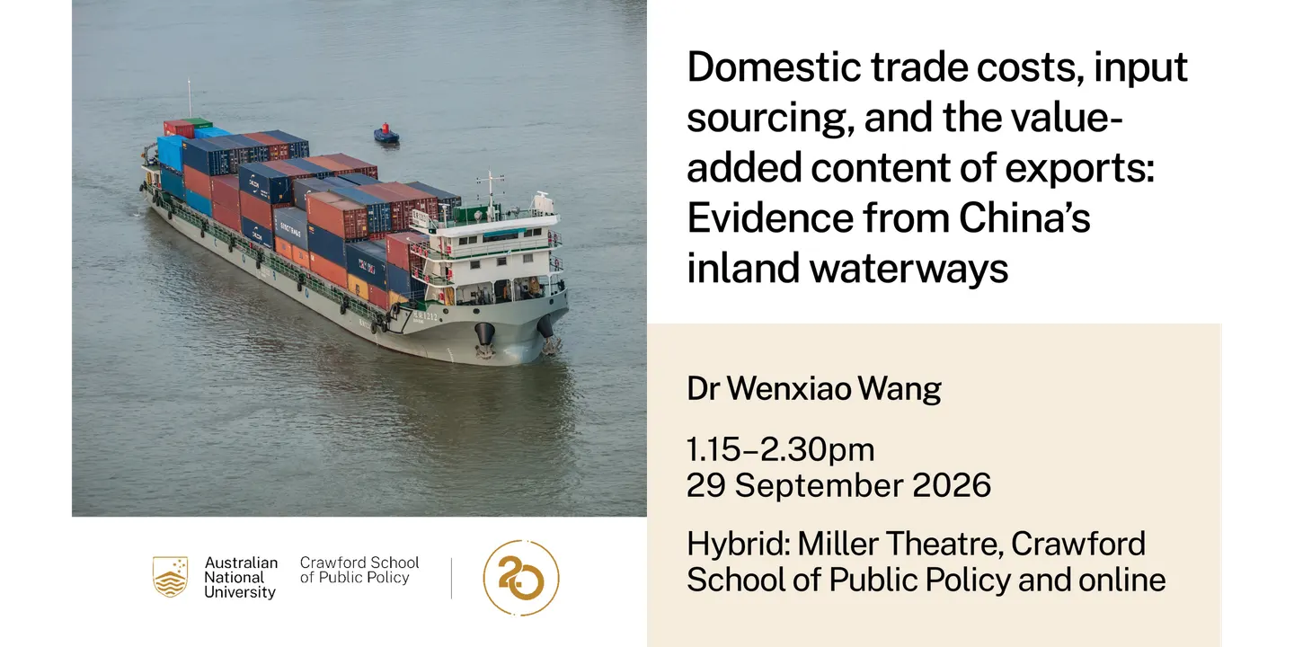 Domestic trade costs, input sourcing, and the value-added content of exports: Evidence from China’s inland waterways