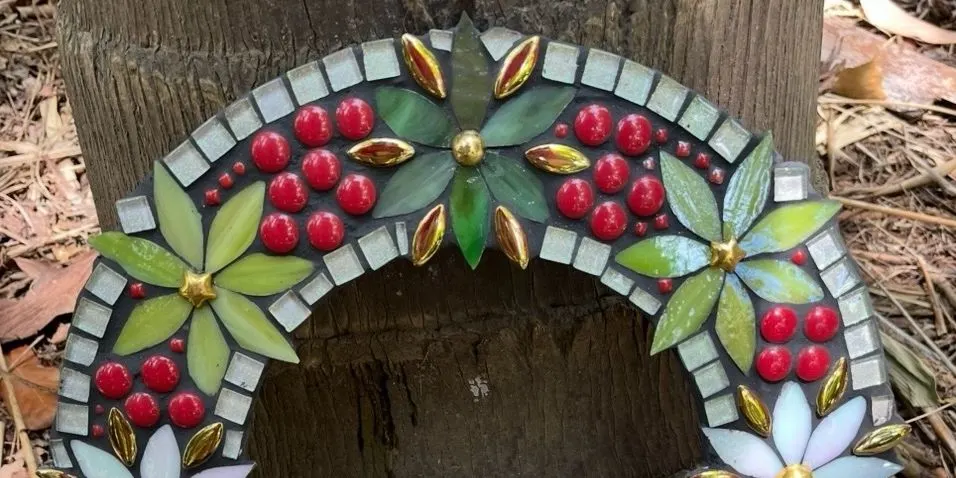 Mosaic Christmas Wreath Series