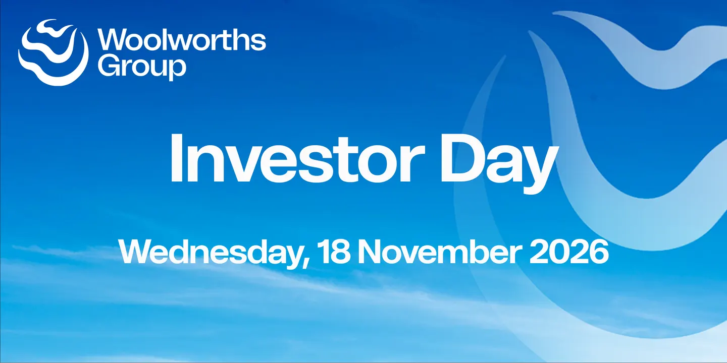 Woolworths Group Investor Day