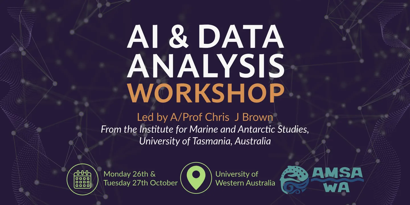 AI and Data Analysis Workshop with A/Prof Chris Brown