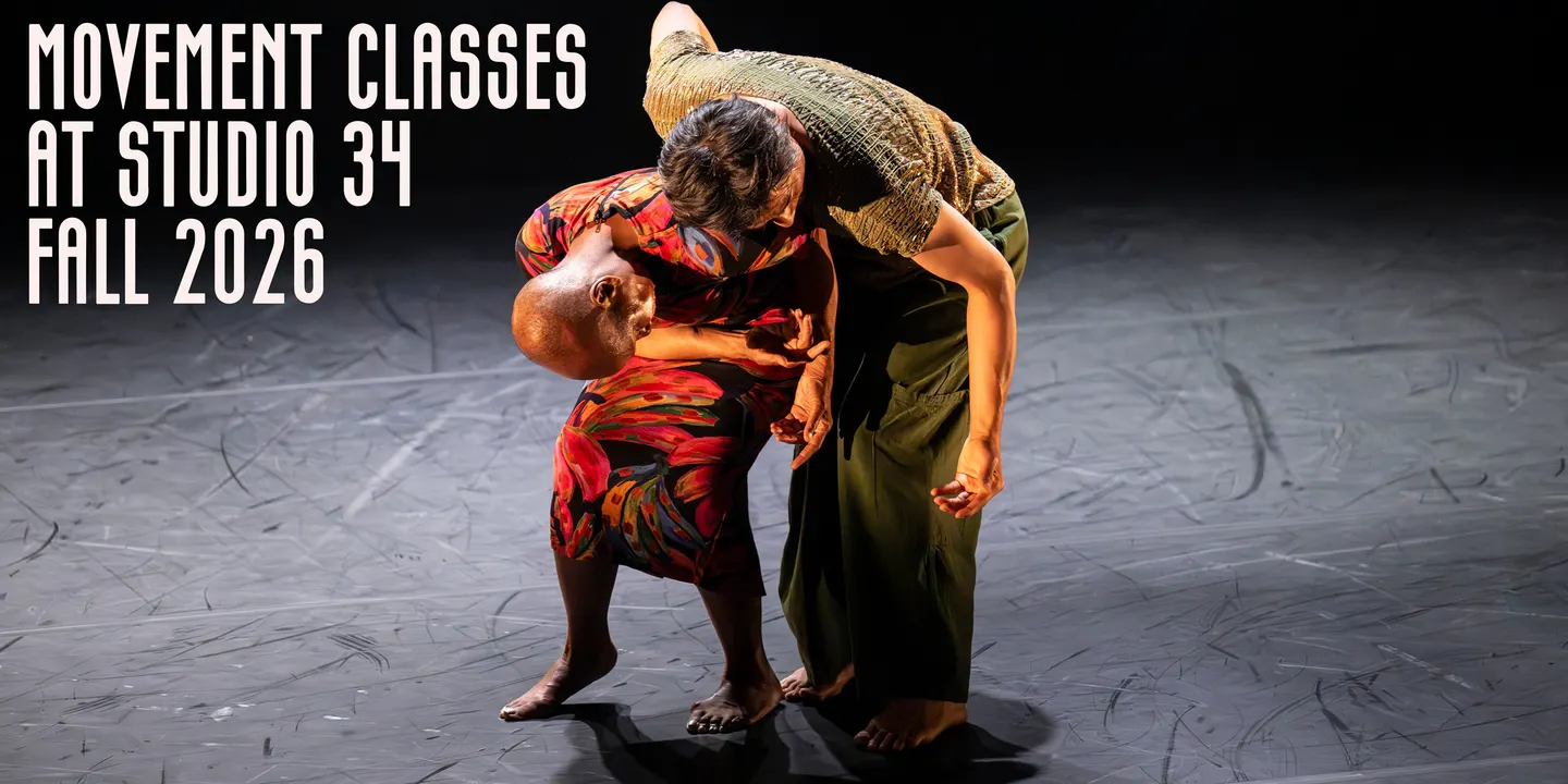 Fall 2026 Movement Workshops at Studio 34