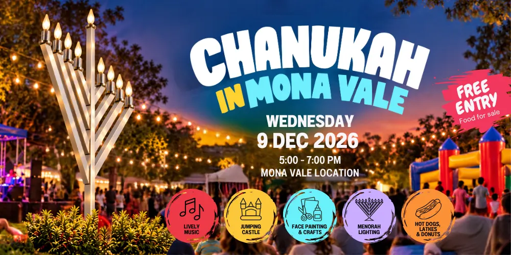 Chanukah Celebration in Mona Vale 2026