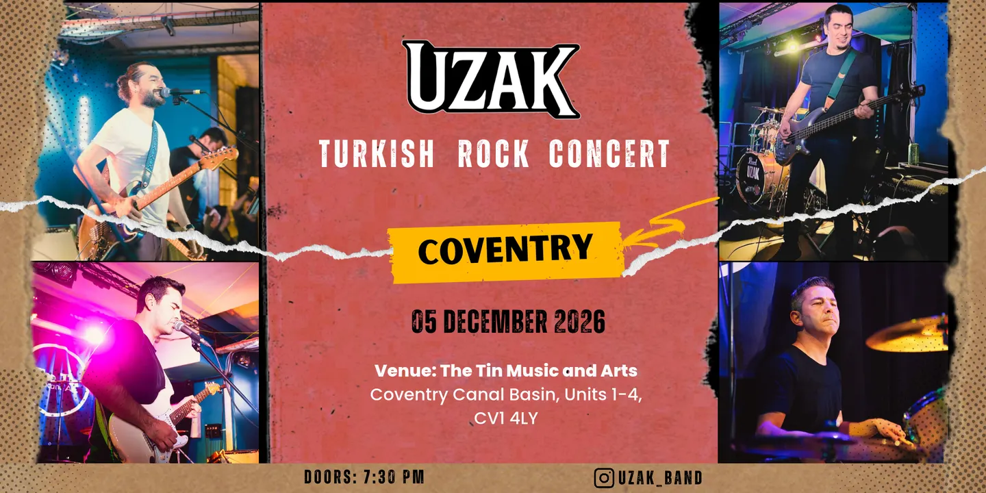 UZAK – Live in Coventry | Year-End Turkish Rock Night