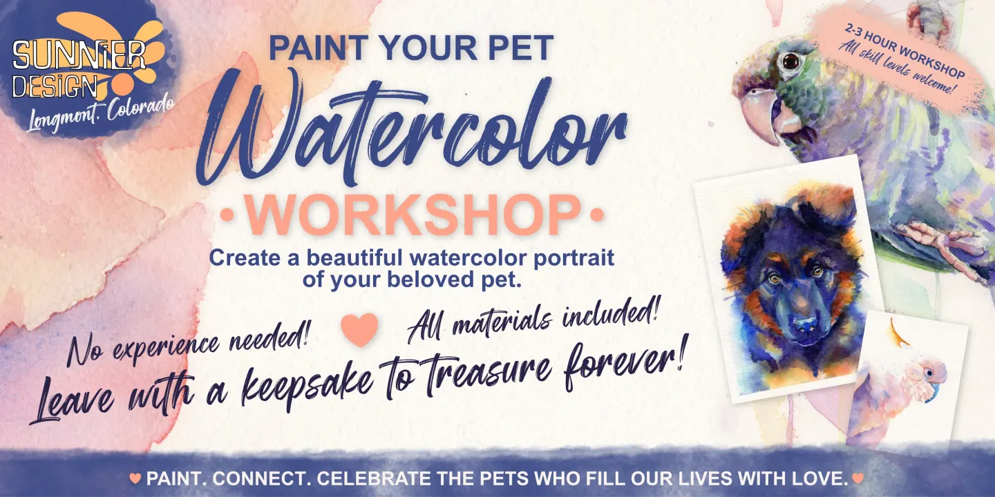 Beginner's Watercolor Workshop: Animals & Pets