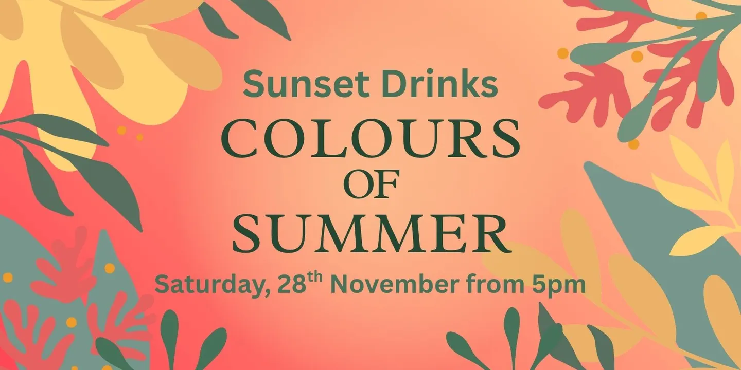 Sunset Drinks: Colours of Summer Opening