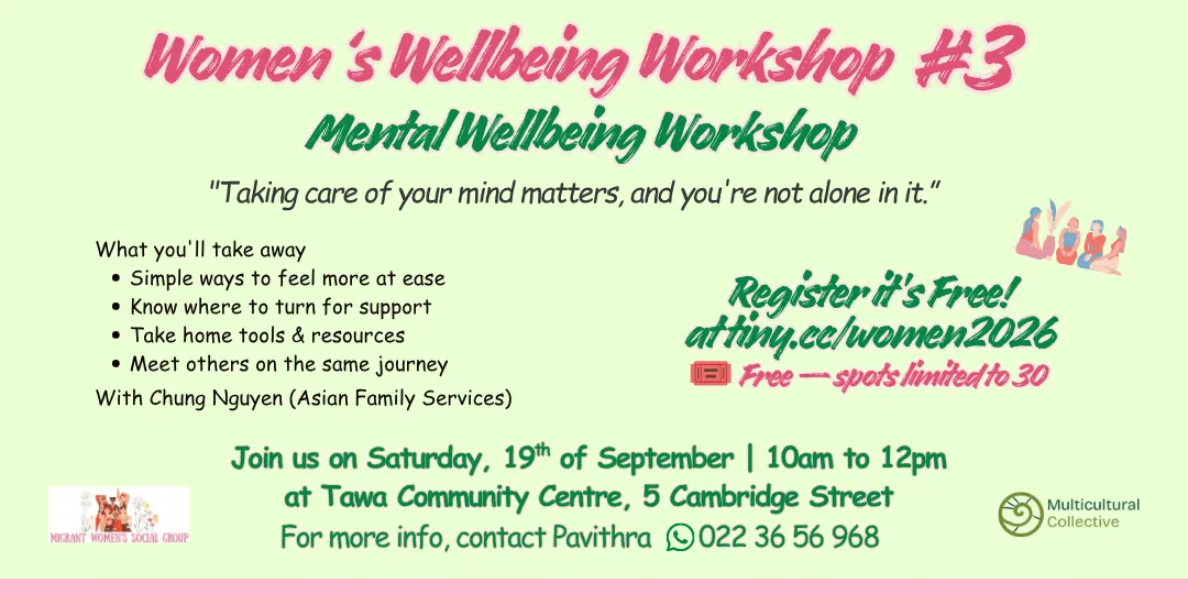 Free Workshop, Women's Wellbeing: Mental Wellbeing Workshop