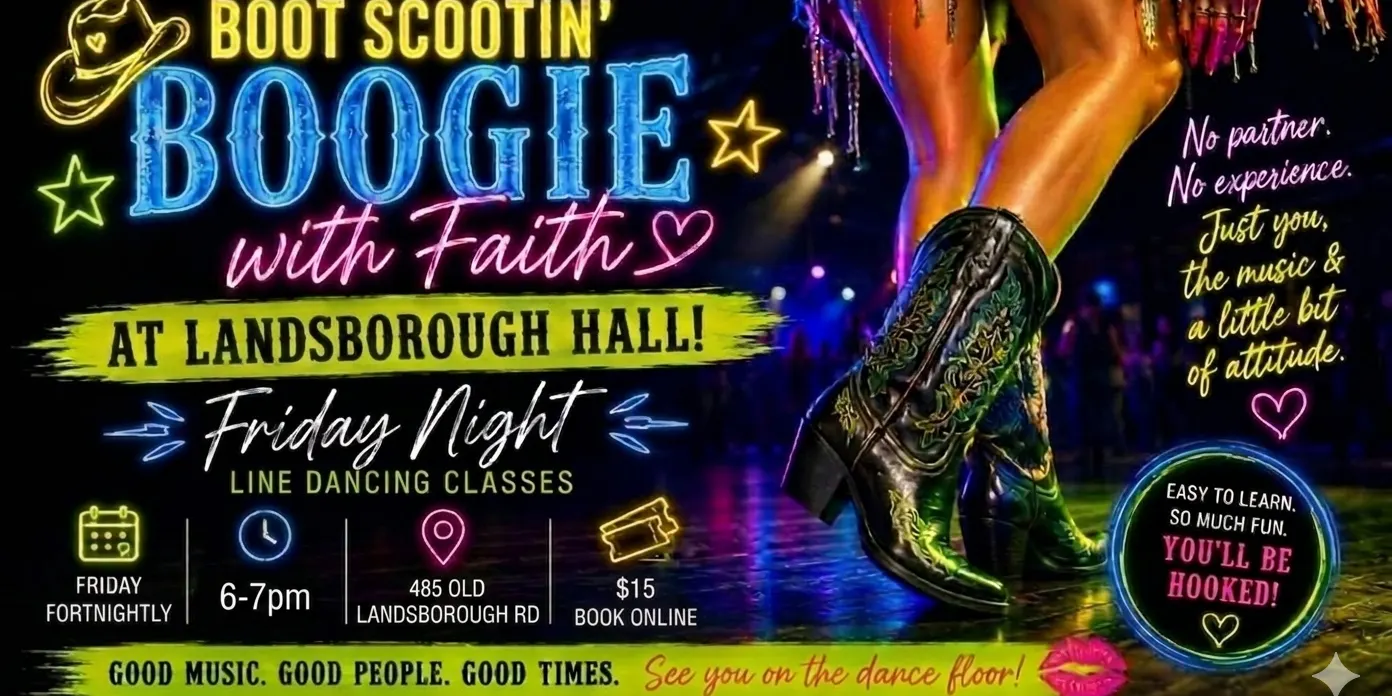 FRIDAY NIGHTS - LANDSBOROUGH Boot Scootin' Boogie!